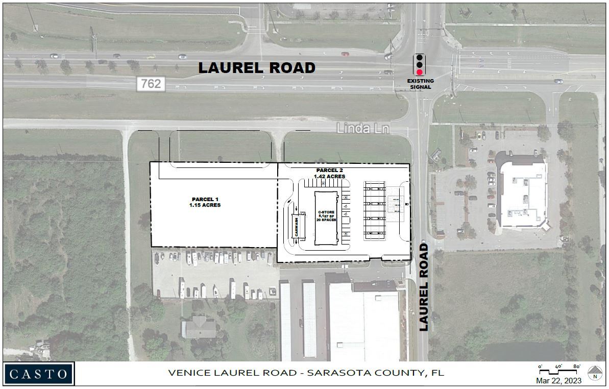 3498 Laurel Rd E, North Venice, FL à louer Plan de site- Image 1 de 3
