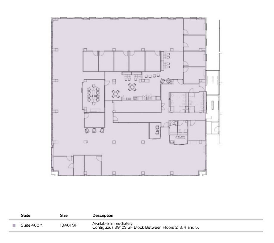 7735 Old Georgetown Rd, Bethesda, MD à louer Plan d  tage- Image 1 de 1