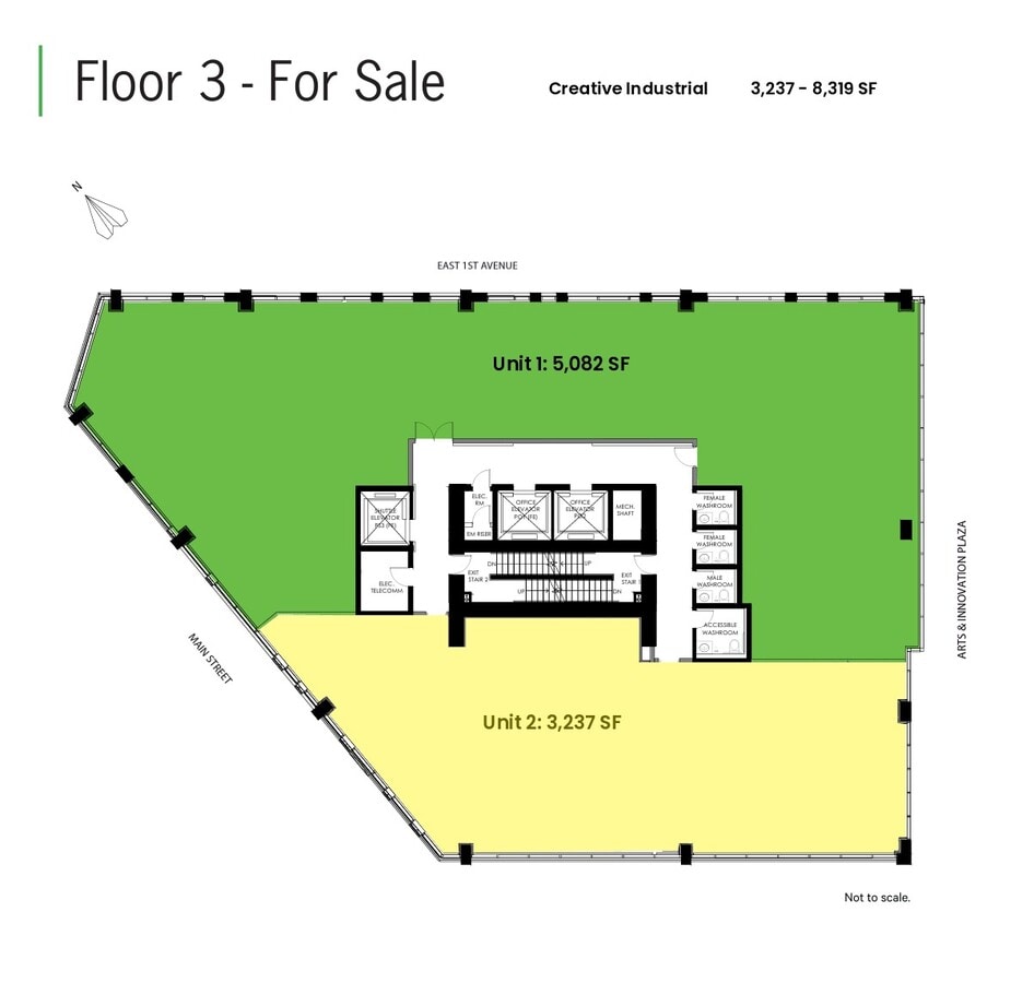 220 East 1st Ave, Vancouver, BC V5T 1A5 - Unité 1 - - Plan d’étage - Image 1 of 1