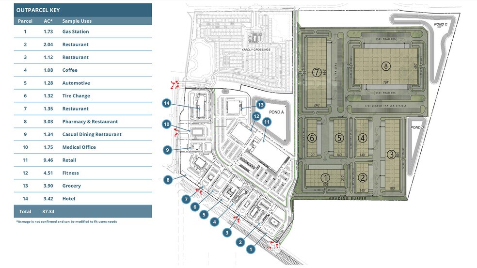 NWQ Howland blvd, Deland, FL for lease - Site Plan - Image 2 of 2