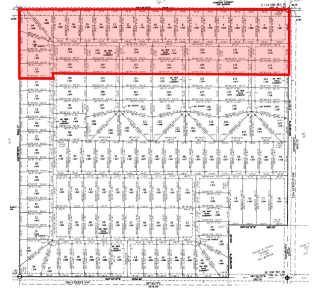 26th St NW & 131st NW ave, Arnegard, ND à vendre - Plan cadastral - Image 3 de 3