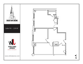 77 W Washington St, Chicago, IL à louer Plan d’étage- Image 1 de 1