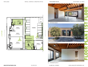 1498 W Sunset, Los Angeles, CA à louer Plan d  tage- Image 1 de 1