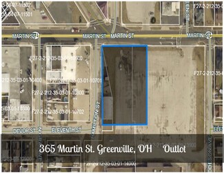 Plus de détails pour 365 Martin St, Greenville, OH - Terrain à vendre