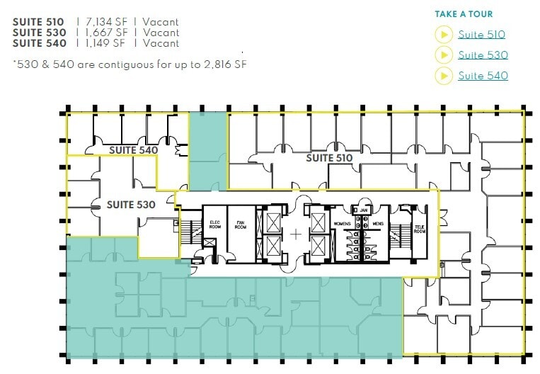 591 Camino de la Reina, San Diego, CA for lease Floor Plan- Image 1 of 1