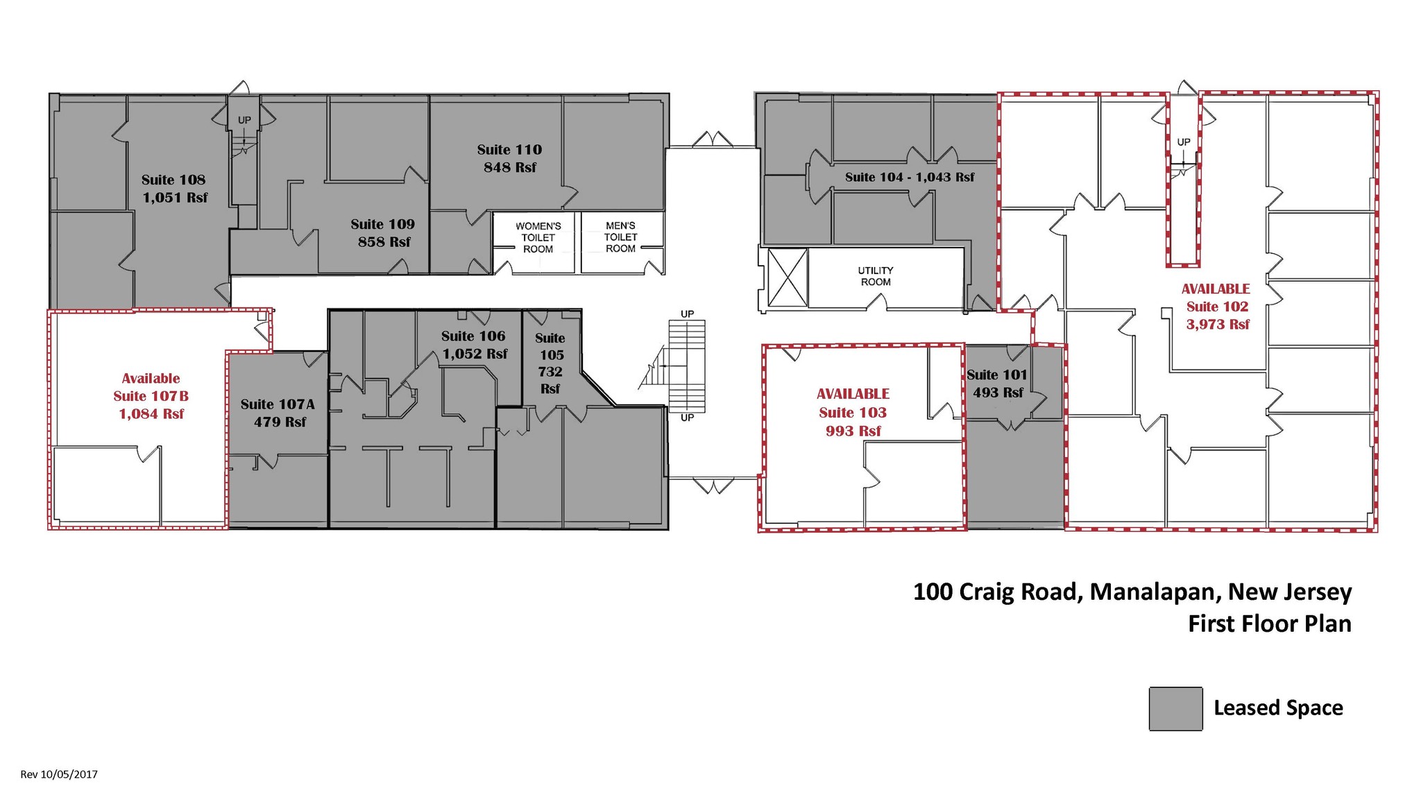 100 Craig Rd, Manalapan, NJ à vendre Plan d’étage- Image 1 de 1