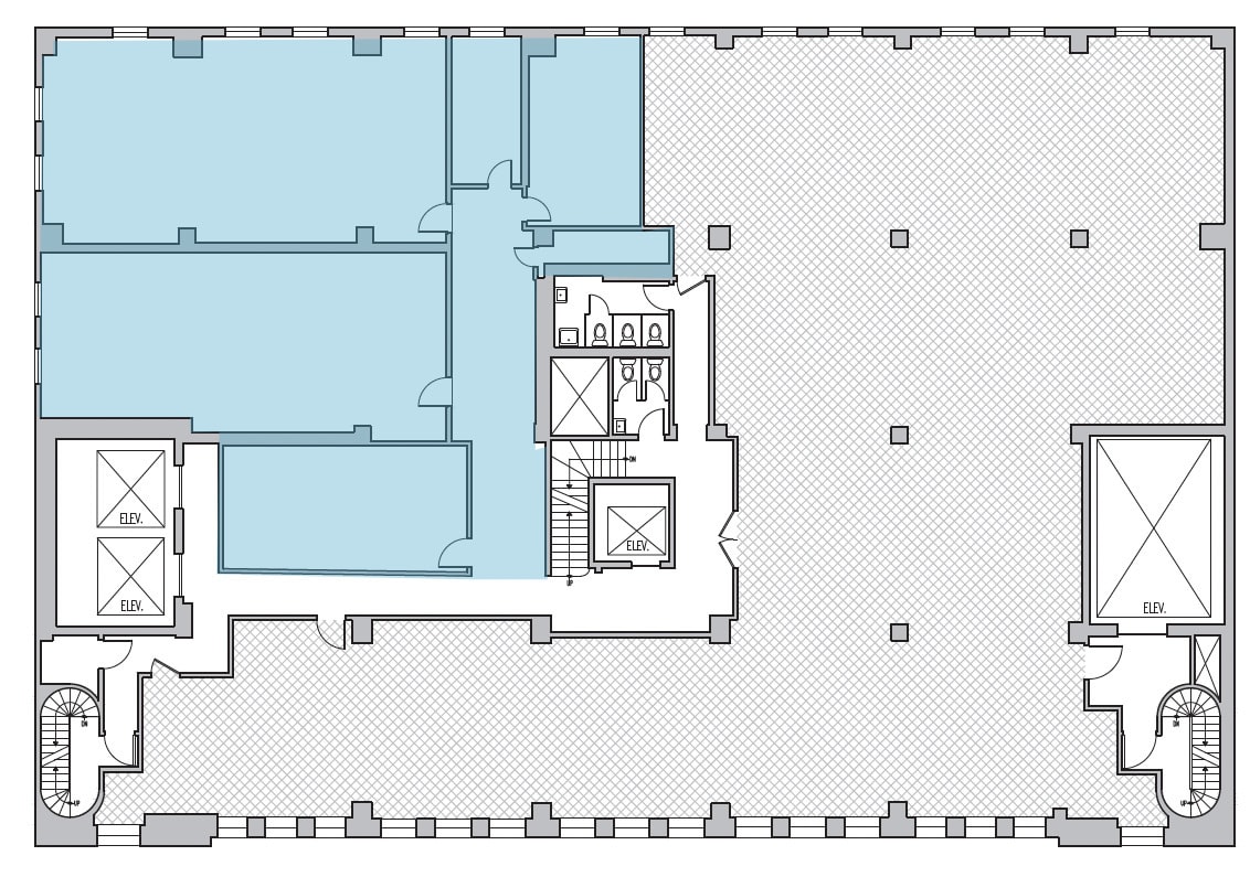 244-250 W 54th St, New York, NY for lease Floor Plan- Image 1 of 1