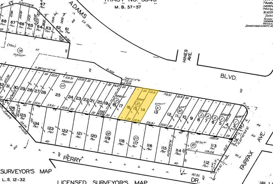 5856 Adams Blvd, Culver City, CA for lease - Plat Map - Image 2 of 12