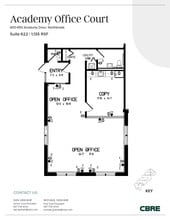 600-650 Academy Dr, Northbrook, IL à louer Plan d’étage- Image 1 de 1