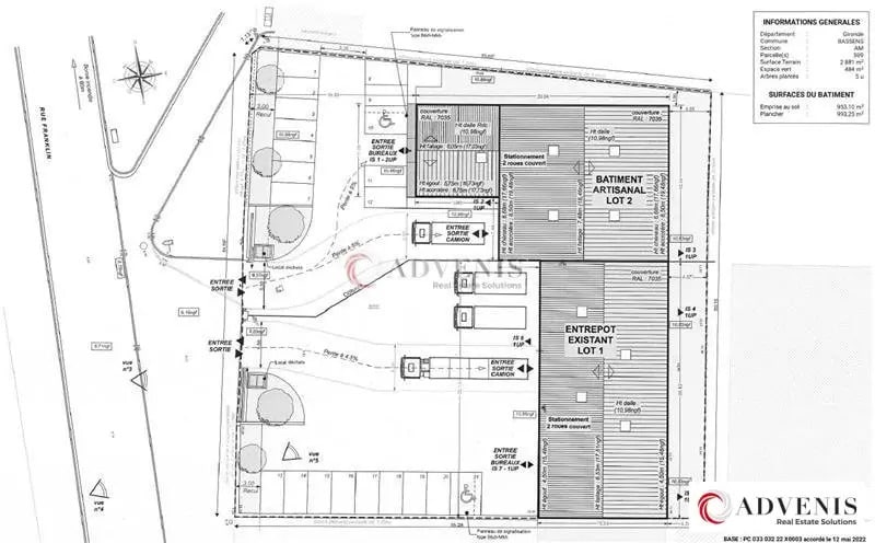 Flex dans Bassens à louer - Plan de site - Image 2 de 7