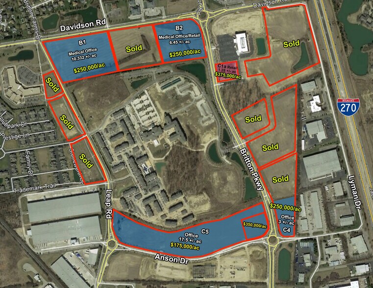 N Clara Cir, Hilliard, OH for sale - Aerial - Image 3 of 4