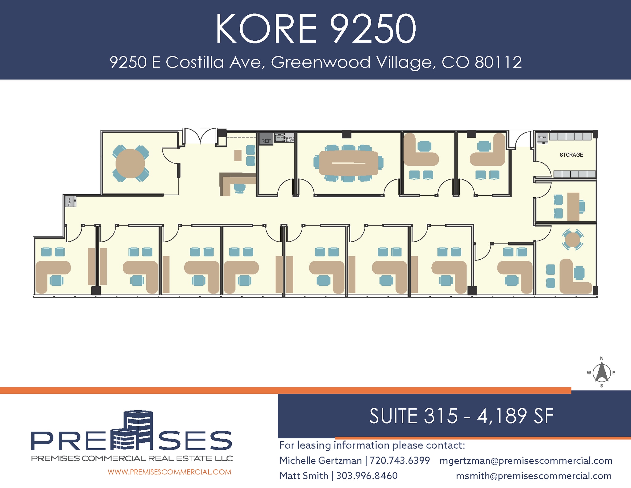 9250 E Costilla Ave, Greenwood Village, CO for lease Floor Plan- Image 1 of 1