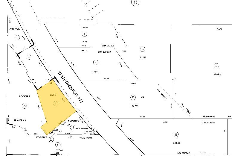 70065 Highway 111, Rancho Mirage, CA for lease - Plat Map - Image 2 of 4