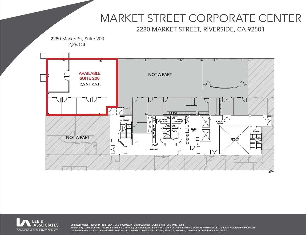 2280 Market St, Riverside, CA for lease Floor Plan- Image 1 of 1