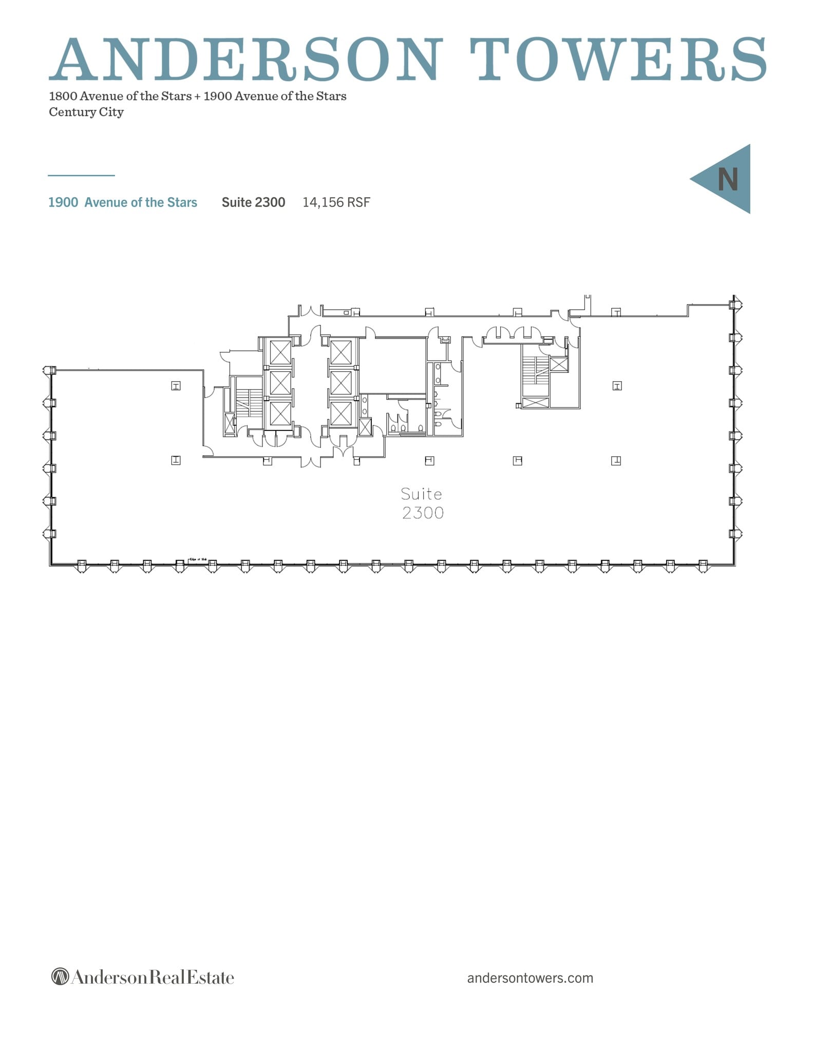 1800 Avenue of the Stars, Los Angeles, CA for lease Site Plan- Image 1 of 2