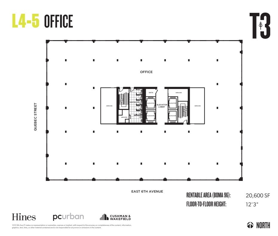 123 E 6 Ave, Vancouver, BC for lease Floor Plan- Image 1 of 1