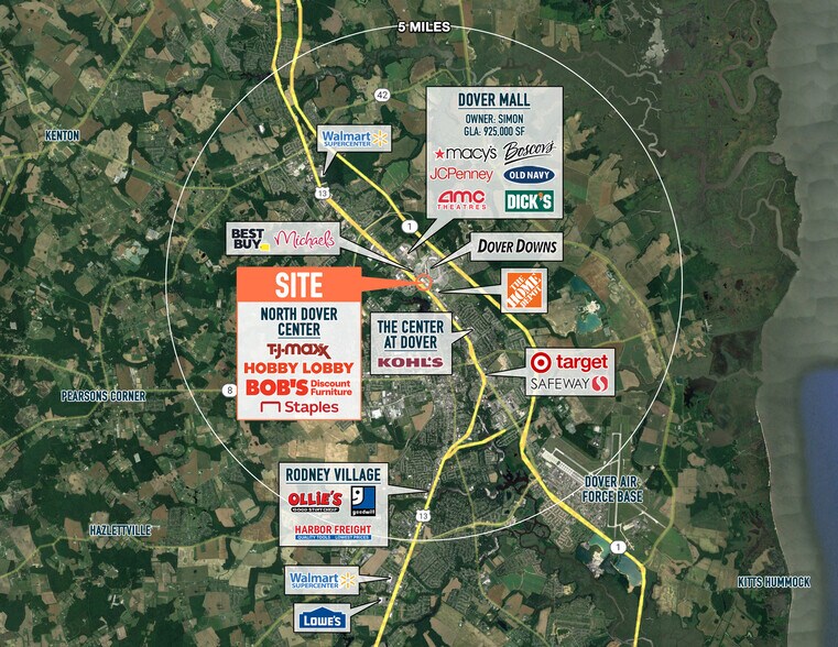 1001 N DuPont Hwy, Dover, DE à louer - Photo du bâtiment - Image 2 de 8