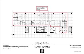 2150 Town Square Pl, Sugar Land, TX à louer Plan de site- Image 1 de 1