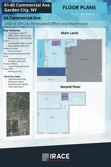 61-65 Commercial Ave, Garden City, NY à louer - Plan d’étage - Image 3 de 3