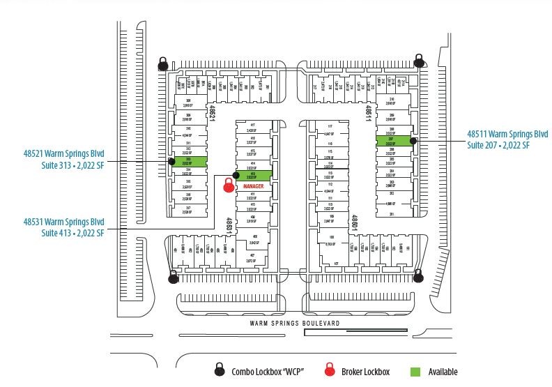 48521 Warm Springs Blvd, Fremont, CA à vendre - Plan de site - Image 1 de 1