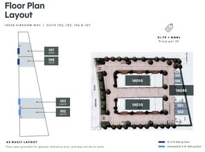 14035 Kirkham Way, Poway, CA for lease Floor Plan- Image 1 of 1