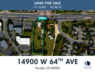 Plus de détails pour 14900 W 64th Ave, Arvada, CO - Terrain à vendre