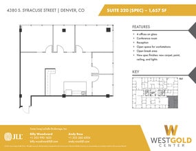 4380 S Syracuse St, Denver, CO for lease Floor Plan- Image 1 of 1