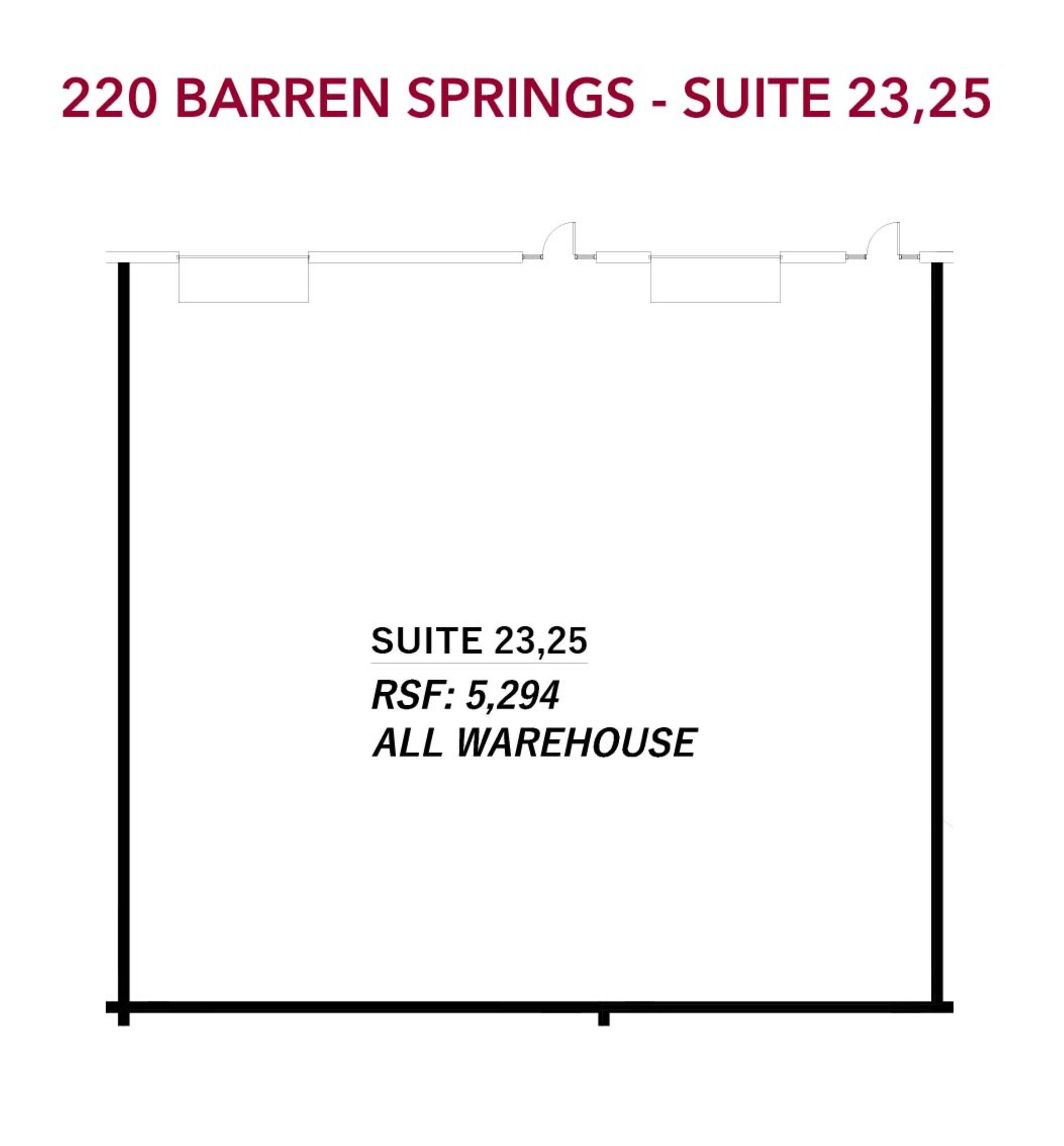 221 Barren Springs Dr, Houston, TX for lease Floor Plan- Image 1 of 1