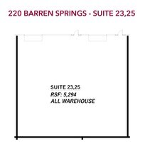221 Barren Springs Dr, Houston, TX for lease Floor Plan- Image 1 of 1