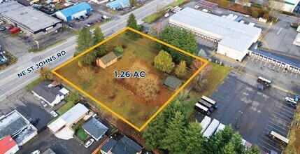 6519 NE St Johns Rd, Vancouver, WA - AERIAL map view - Image1