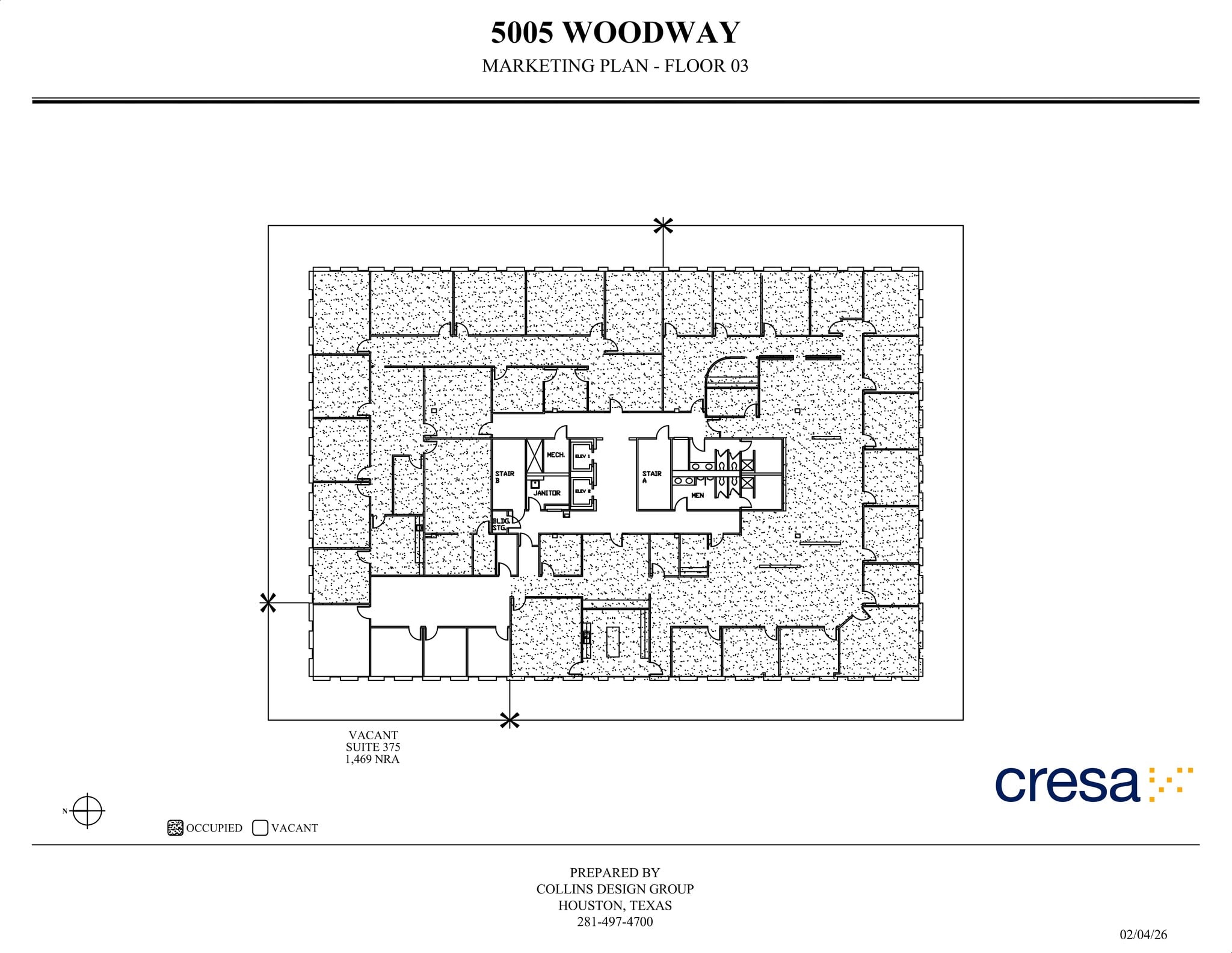 5005 Woodway Dr, Houston, TX à louer Plan de site- Image 1 de 1