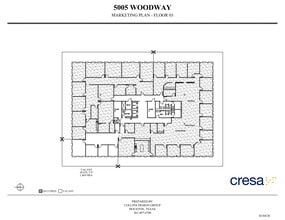5005 Woodway Dr, Houston, TX à louer Plan de site- Image 1 de 1
