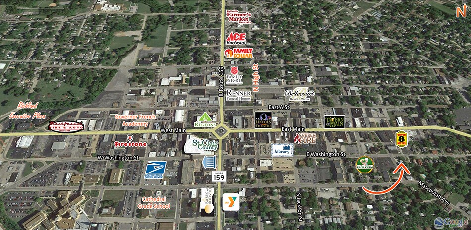 100 Mascoutah Ave, Belleville, IL à vendre - Photo du bâtiment - Image 2 de 8