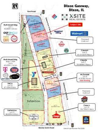 Plus de détails pour 1623 S Galena Ave, Dixon, IL - Terrain à louer