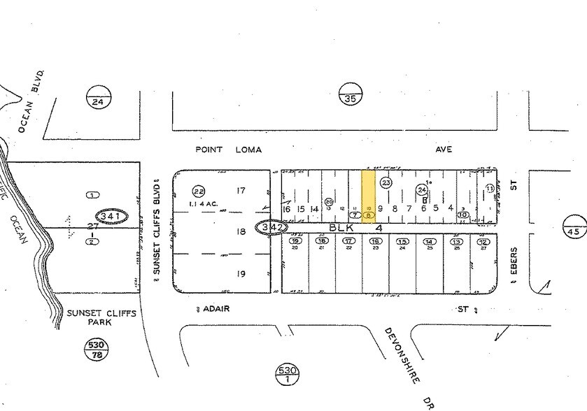 4741 Point Loma Ave, San Diego, CA à louer - Plan cadastral - Image 2 de 43