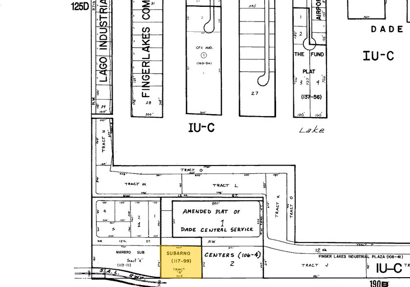 9550-9552 NW 12th St, Miami, FL à vendre - Plan cadastral - Image 2 de 27