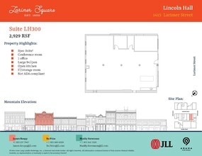 1400-1498 Larimer St, Denver, CO à louer Plan d’étage- Image 1 de 1