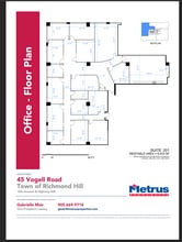 45 Vogell Rd, Richmond Hill, ON à louer Plan d’étage- Image 1 de 1