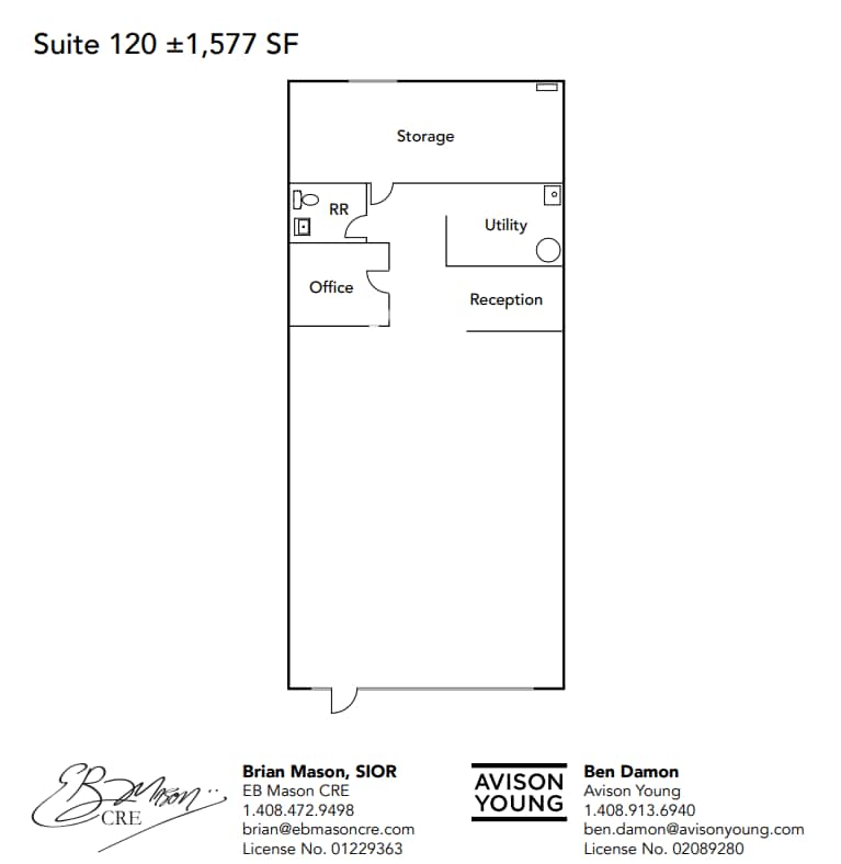 18605 Madrone Pl, Morgan Hill, CA for lease Floor Plan- Image 1 of 2