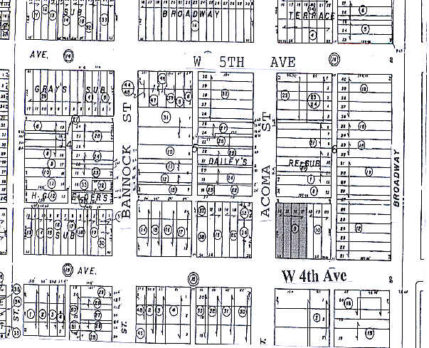 51 W 4th Ave, Denver, CO à louer - Plan cadastral - Image 2 de 42