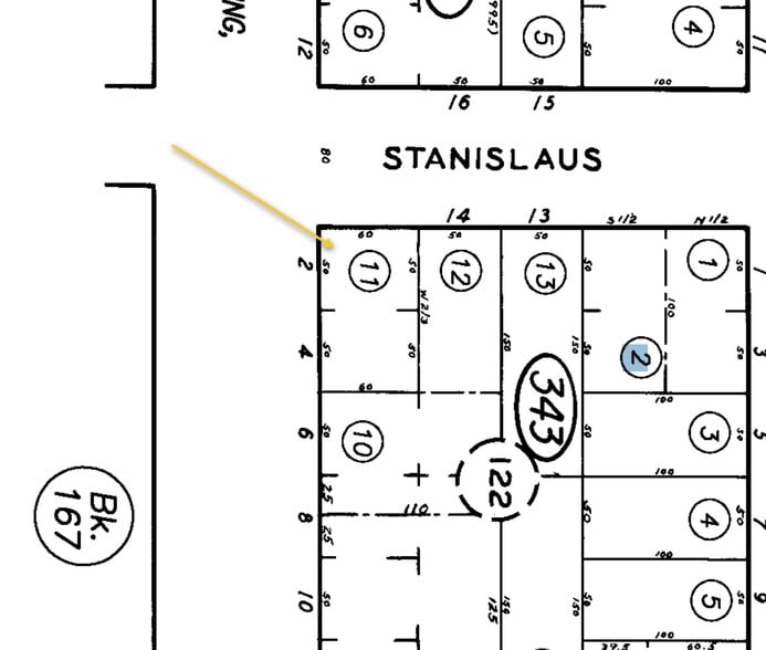701 E Dr Martin Luther King Jr Blvd, Stockton, CA for sale - Plat Map - Image 2 of 5