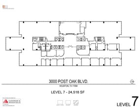 3000 Post Oak Blvd, Houston, TX for lease Floor Plan- Image 1 of 1