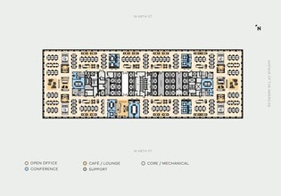 1221 Avenue of the Americas, New York, NY for lease Floor Plan- Image 2 of 6