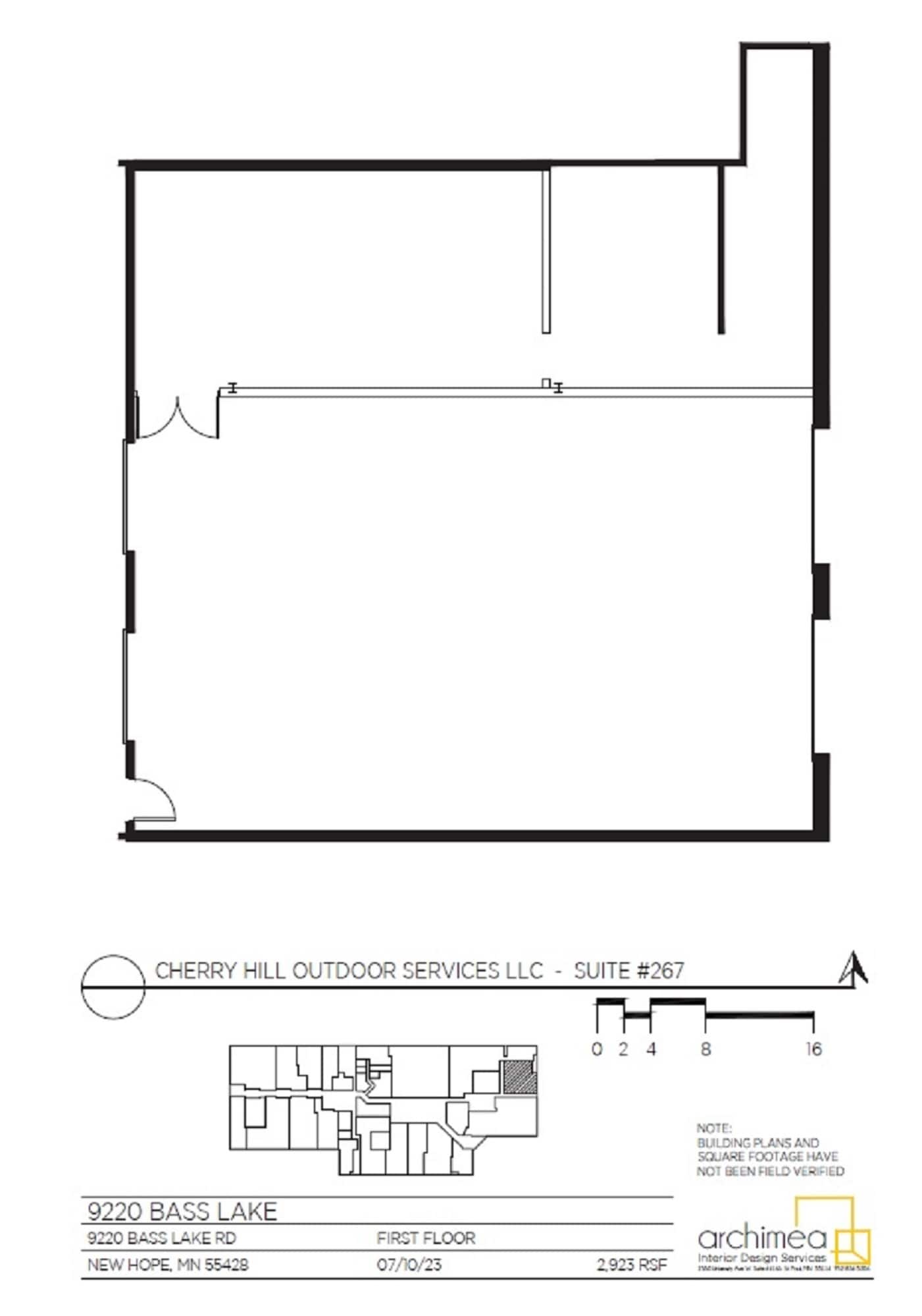 9220 Bass Lake Rd, New Hope, MN à louer Plan d’étage- Image 1 de 1