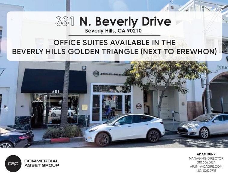327-331 N Beverly Dr, Beverly Hills, CA for lease - Building Photo - Image 1 of 4
