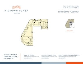 1360 Peachtree St NE, Atlanta, GA à louer Plan de site- Image 1 de 1