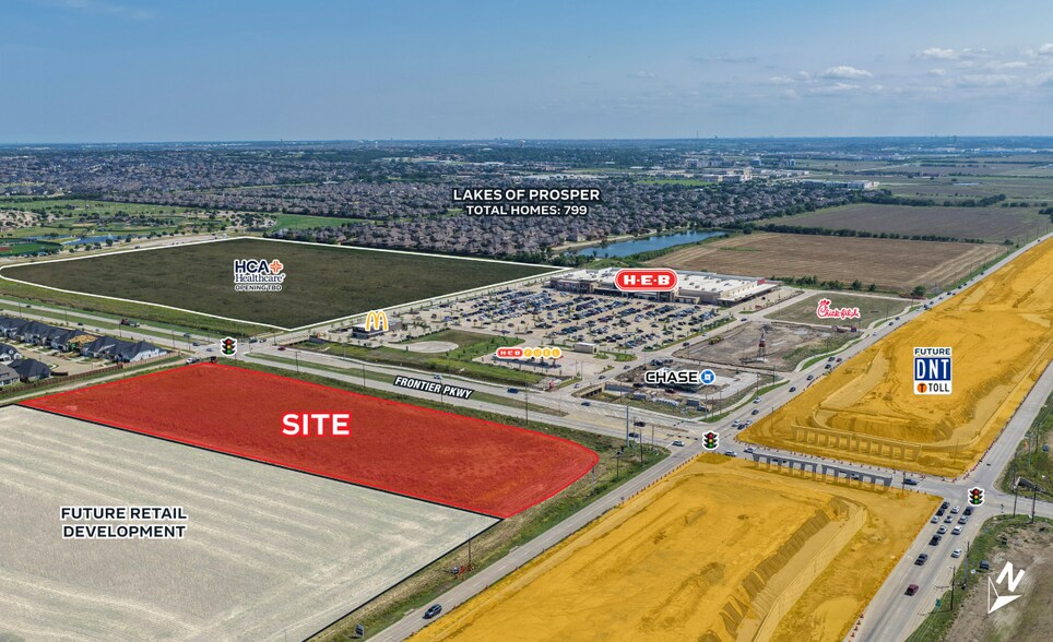 NEQ Frontier & DNT, Prosper, TX for lease - Building Photo - Image 2 of 4