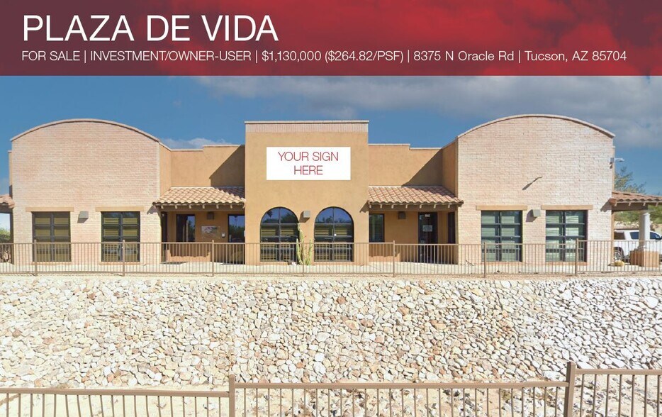 8375 N Oracle Rd, Oro Valley, AZ à vendre - Photo du bâtiment - Image 1 de 8