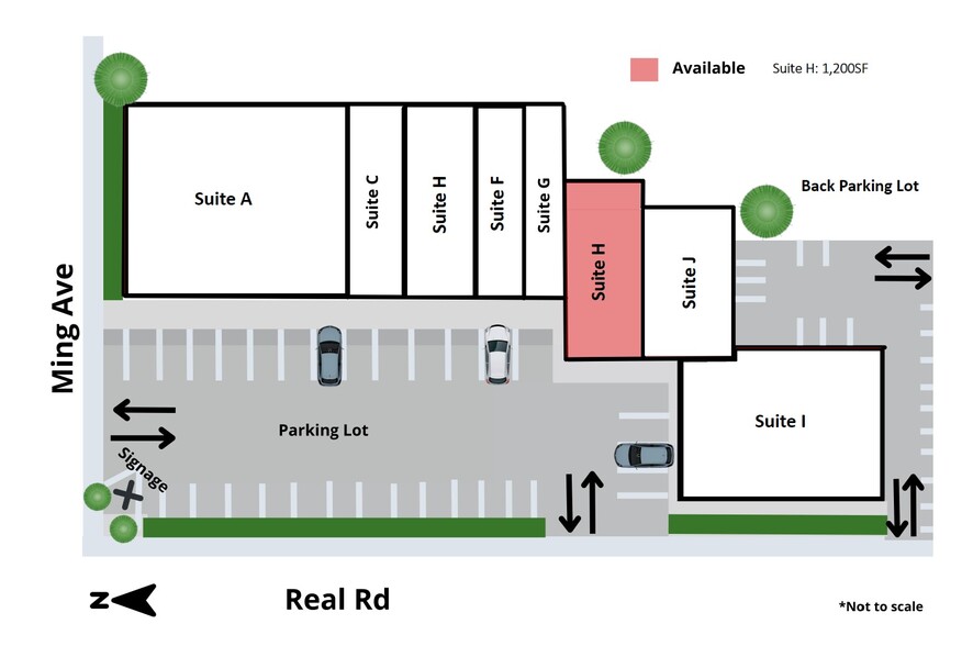 3699 Ming Ave, Bakersfield, CA for lease - Site Plan - Image 2 of 6