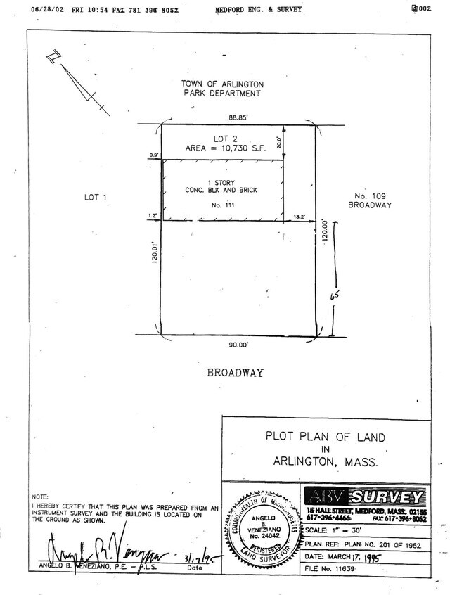 More details for 111-113 Broadway, Arlington, MA - Land for Lease